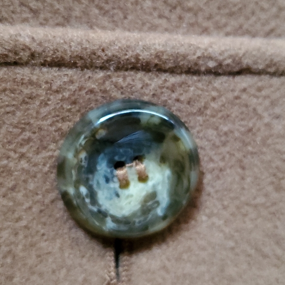 Like New PENDLETON Petite Wool Pea /Walking, Car Coat, Worn Once!, Camel/Tan 16P - Picture 4 of 16